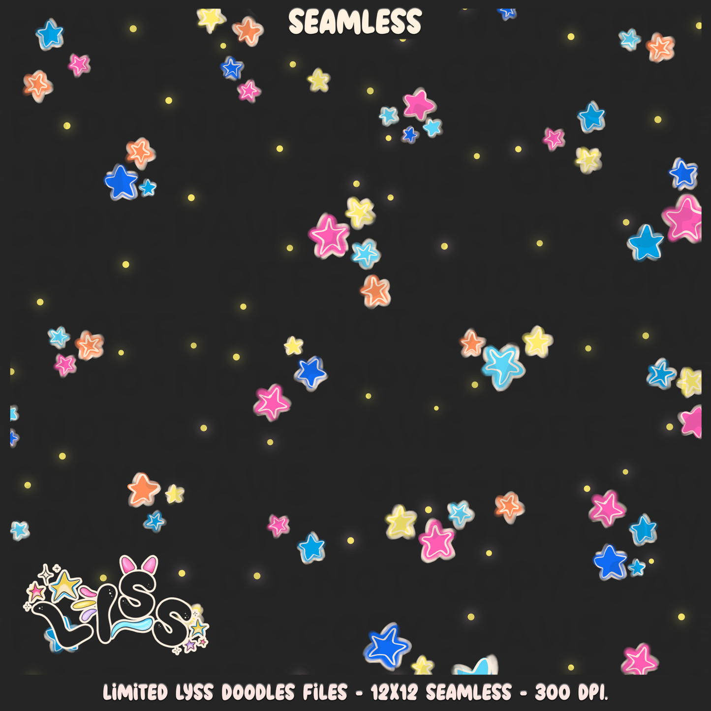 2023 - Lyss Doodles - Seamless - Coordinates - Retro Games - 23LD020