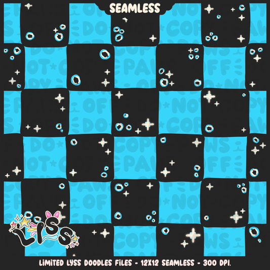 2023 - Lyss Doodles - Seamless - Coordinates - Block Game - 23LD021
