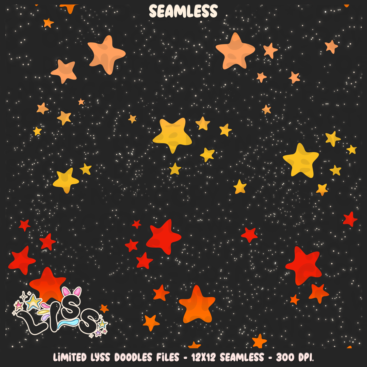 2023 - Lyss Doodles -  Seamless - Coordinates - Poke Collab - Teddi - 23LD024