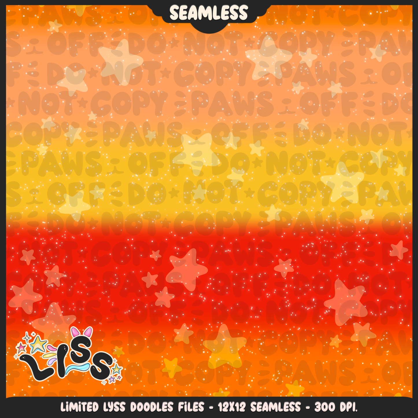 2023 - Lyss Doodles -  Seamless - Coordinates - Poke Collab - Teddi - 23LD024