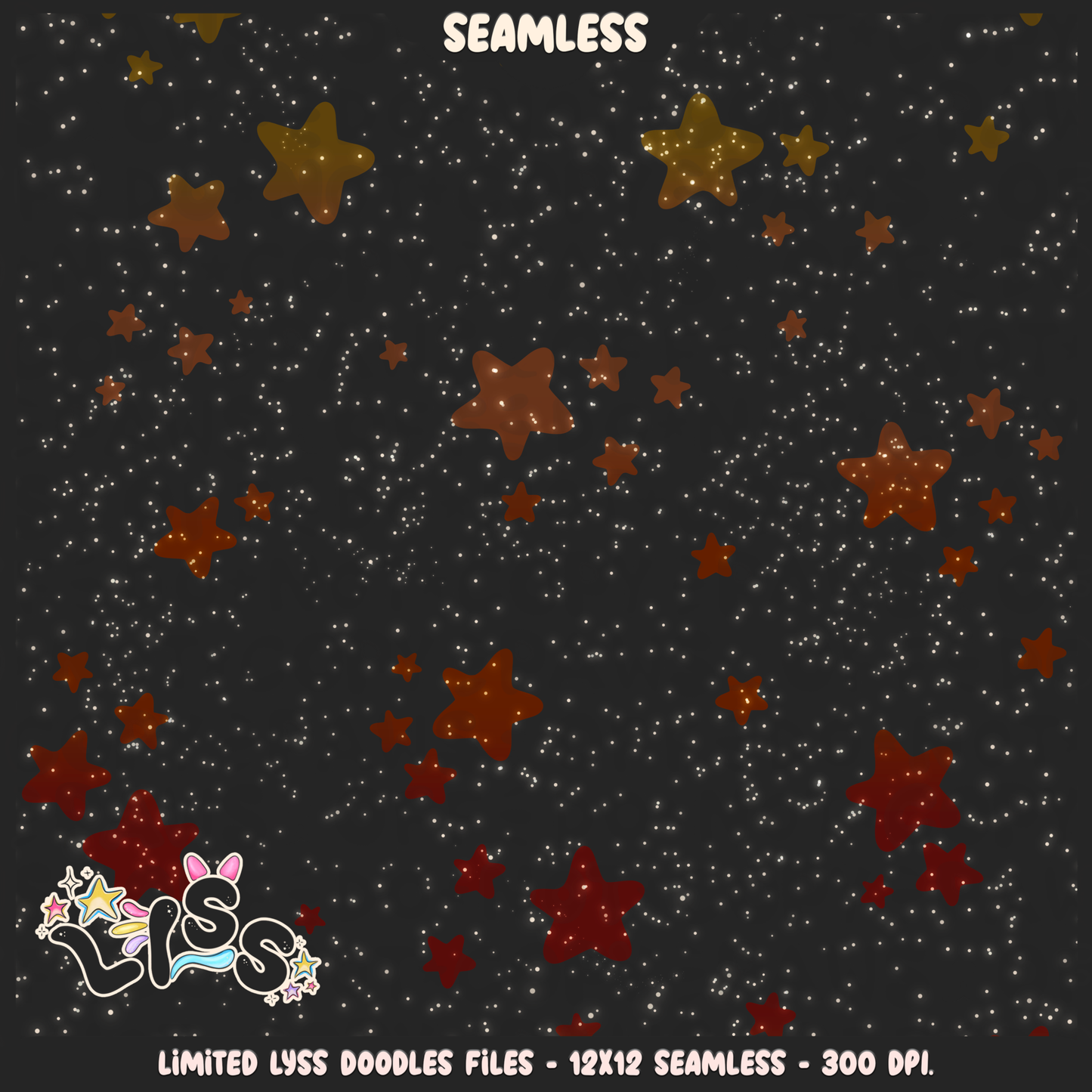 2023 - Lyss Doodles -  Seamless - Coordinates - Poke Collab - Teddi - 23LD024