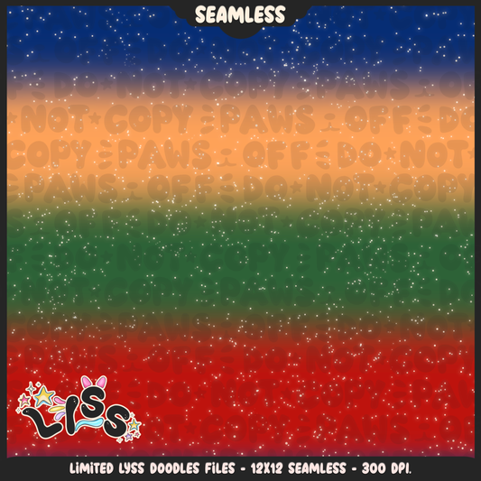 2023 - Lyss Doodles -  Seamless - Coordinate - Magical World - Ombre - 23LD026