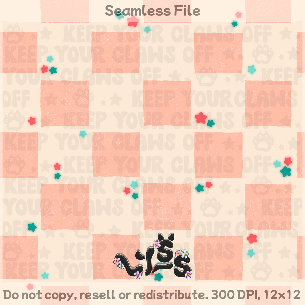 2025 - Lyss Doodles - Seamless - Coordinate - 4K Milestone