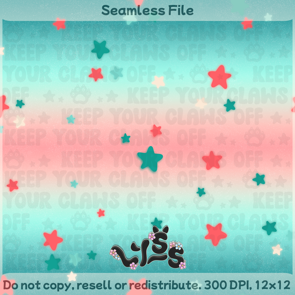 2025 - Lyss Doodles - Seamless - Coordinate - 4K Milestone
