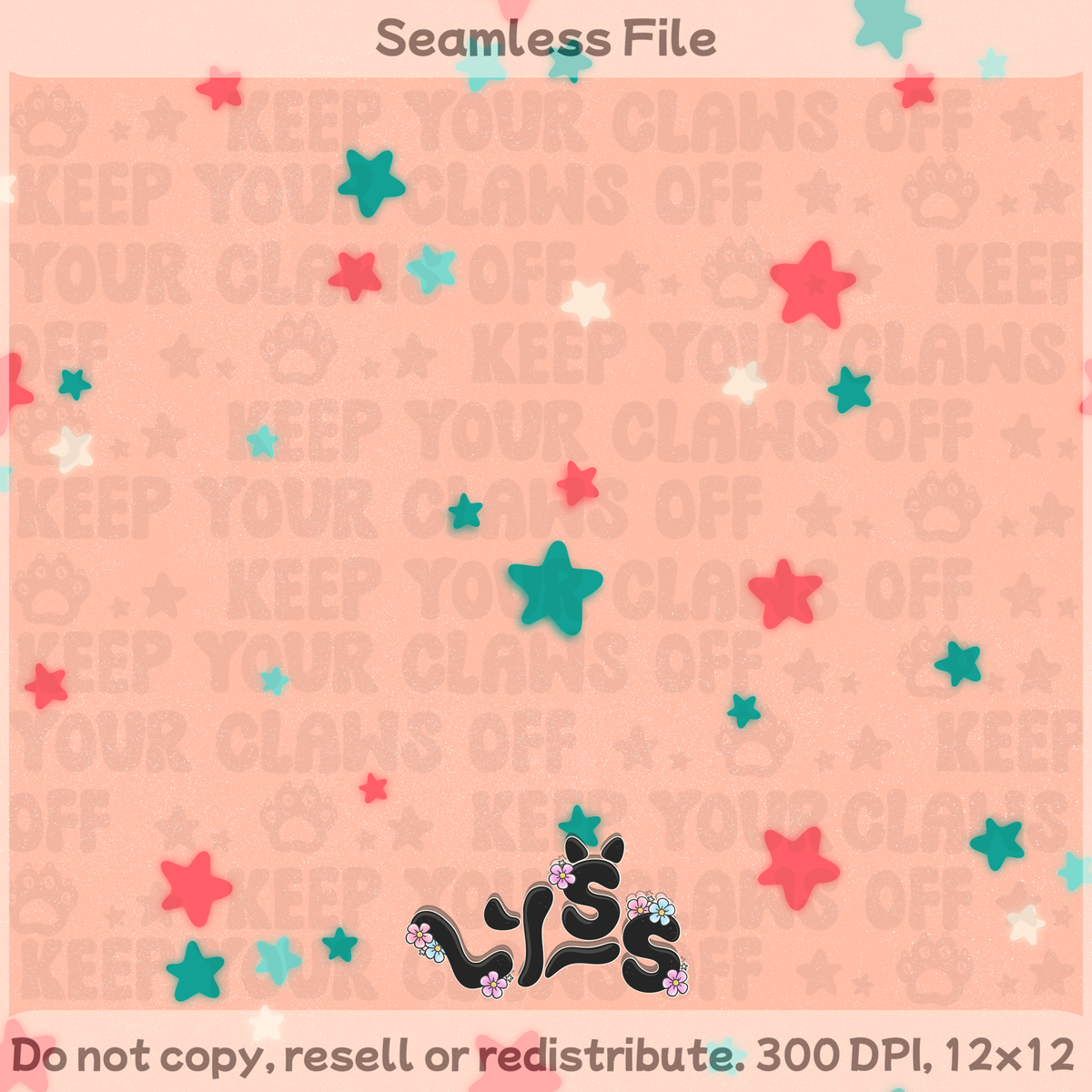 2025 - Lyss Doodles - Seamless - Coordinate - 4K Milestone