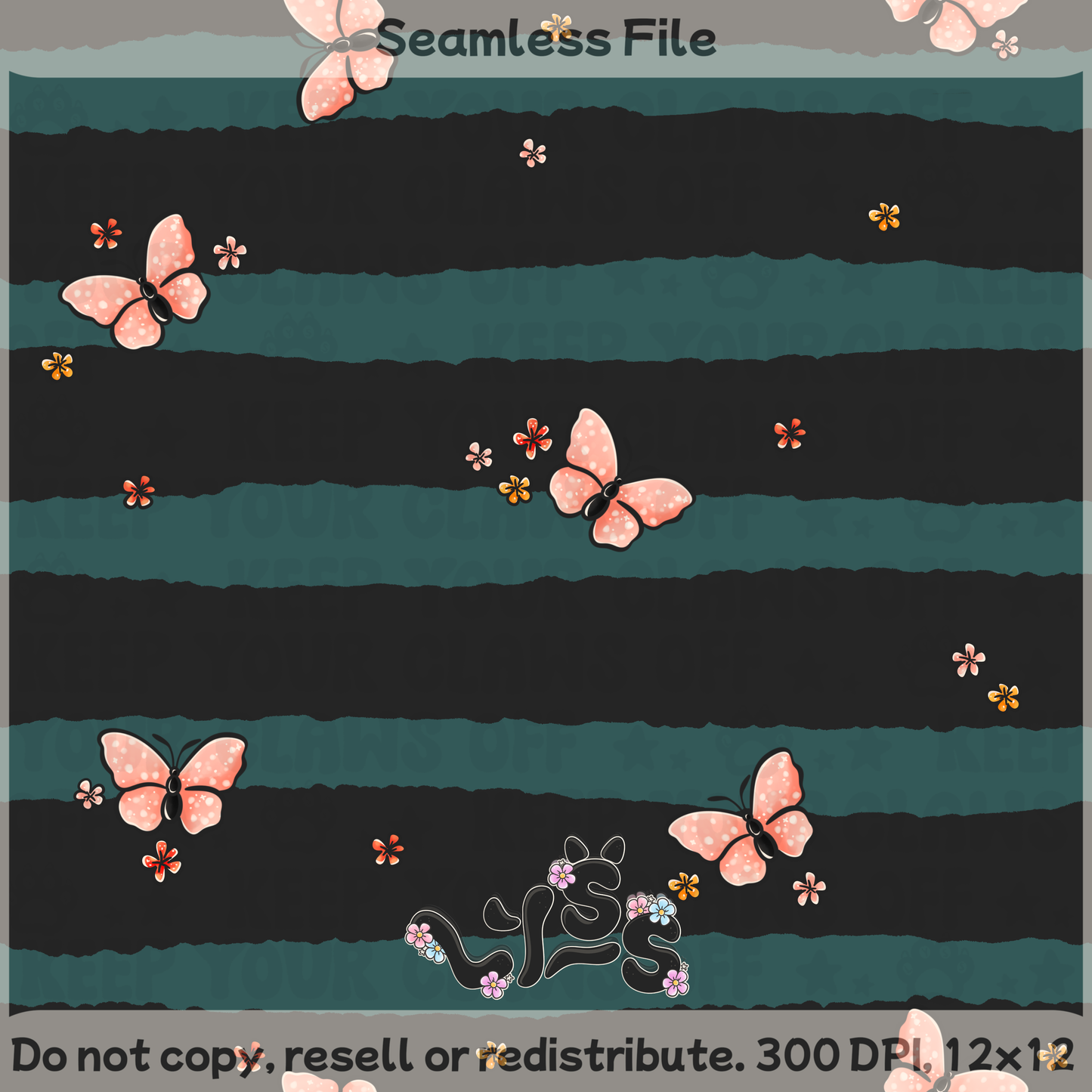 Lyss Doodles - Seamless Files - April 2025 Patreon - Collection #1