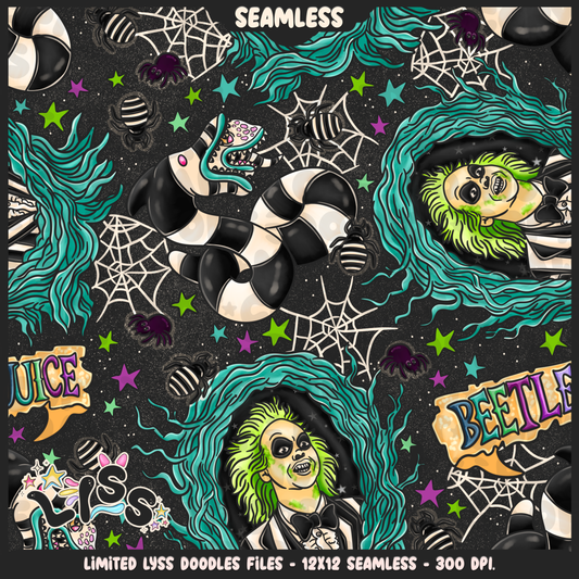 2024 - Lyss Doodles - Seamless - Mains - Beetle x Love kyr Collab - 24LD052