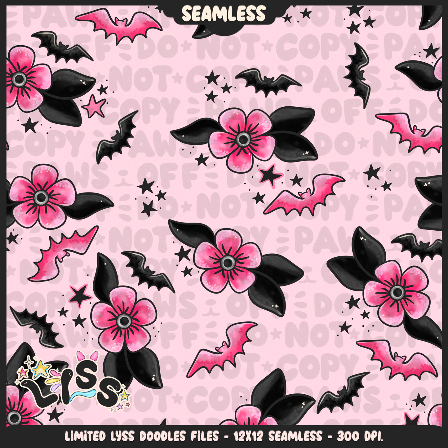 2024 - Lyss Doodles - Coordinates - Beetle x Love kyr Collab - Coffin - 24LD053