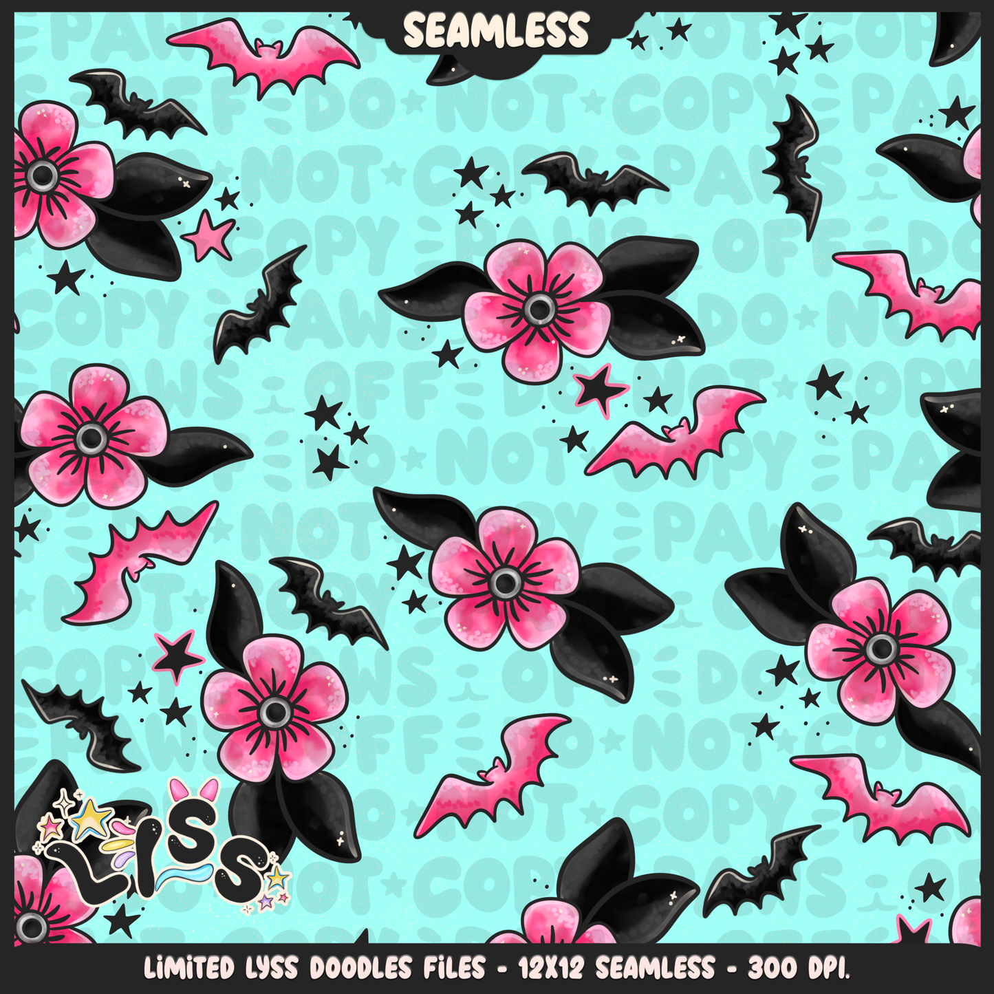 2024 - Lyss Doodles - Coordinates - Beetle x Love kyr Collab - Coffin - 24LD053