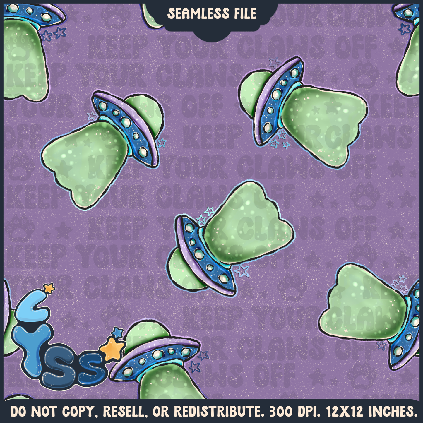 2025 - Lyss Doodles - Coordinates - Colour Collab - Monster - 25LD001