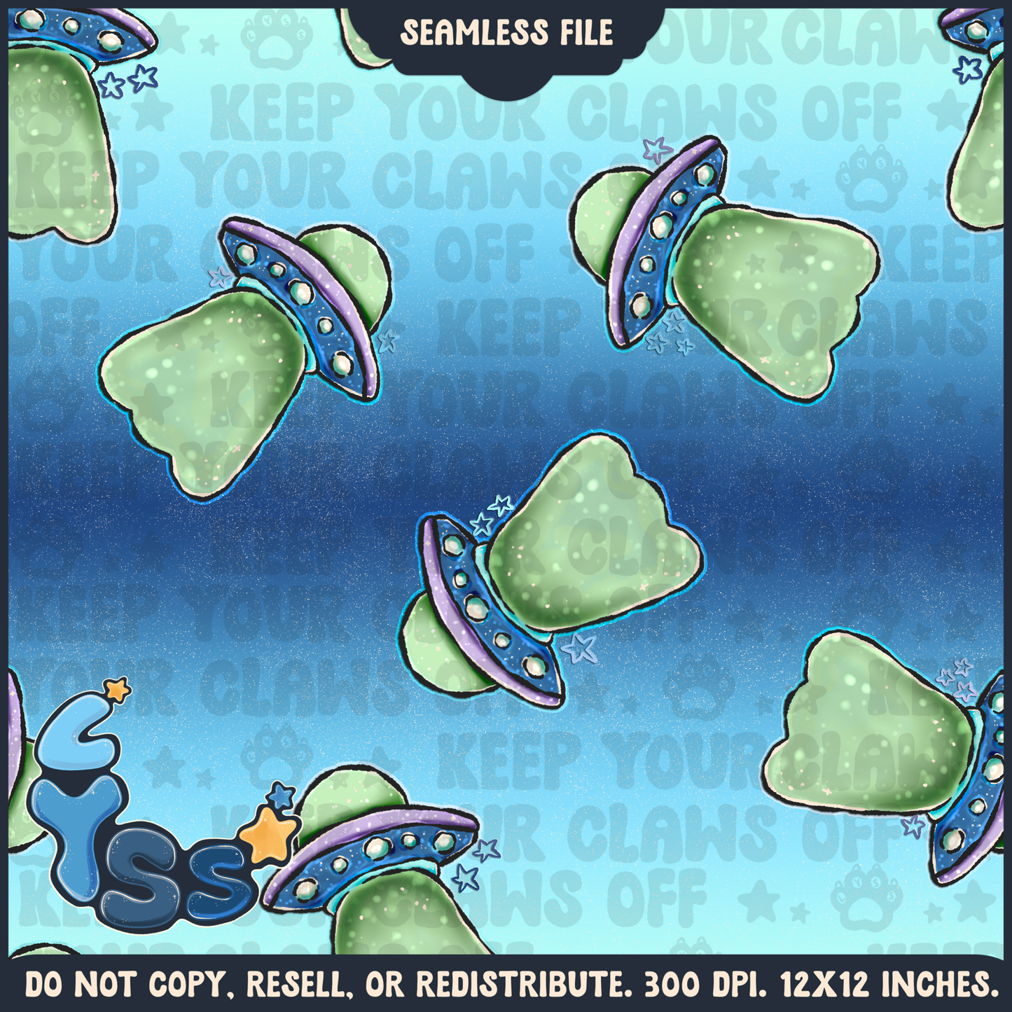 2025 - Lyss Doodles - Coordinates - Colour Collab - Monster - 25LD001