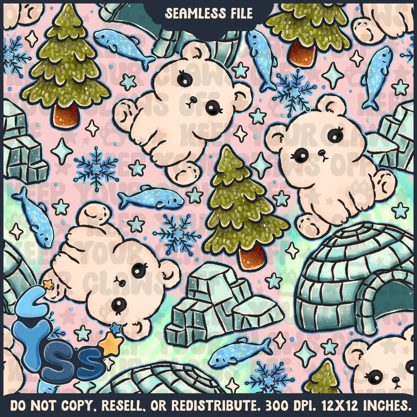 Lyss Doodles - Seamless Files - December 2024 Patreon - Collection #2