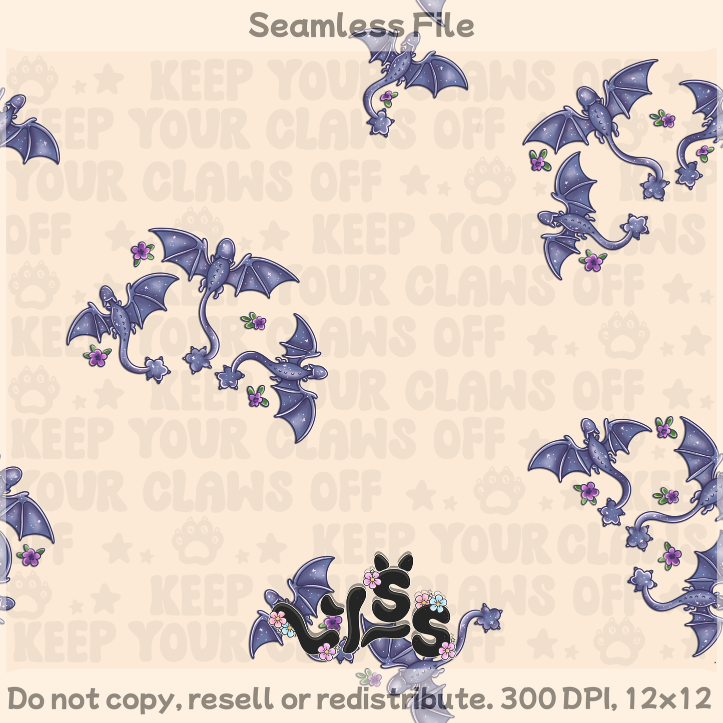 2025 - Lyss Doodles - BUNDLES - Dragon Riders - Flora - 25LD019