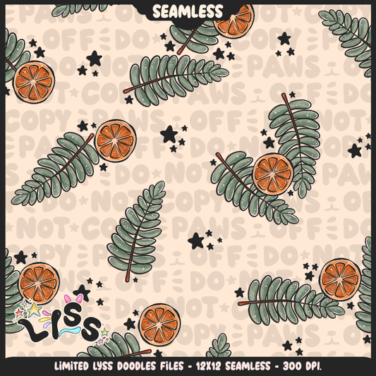 2024 - Lyss Doodles - Seamless - Coordinate - Enchanted Cafe - 24LD081