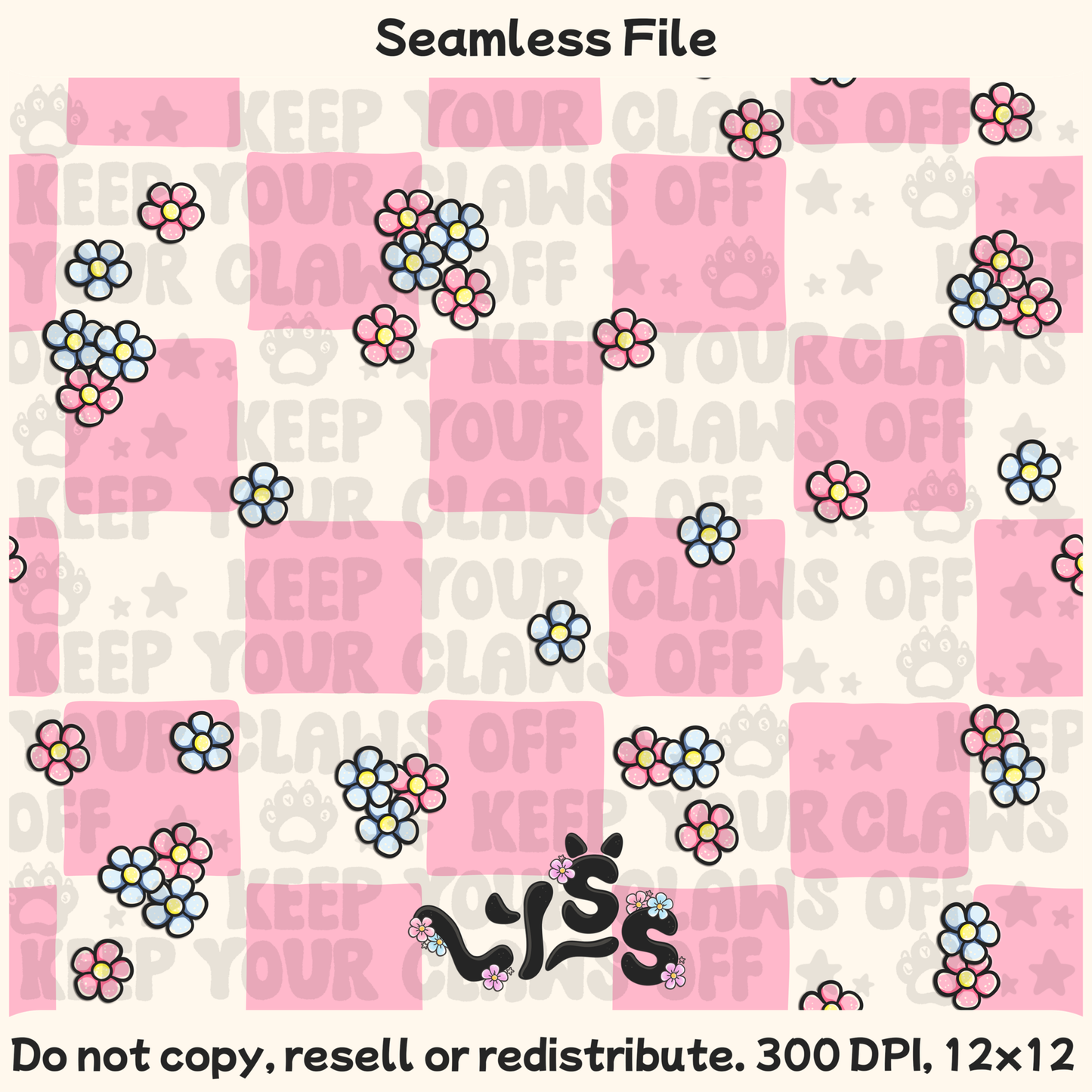 Lyss Doodles - Seamless Files - February 2025 Patreon - Collection #1