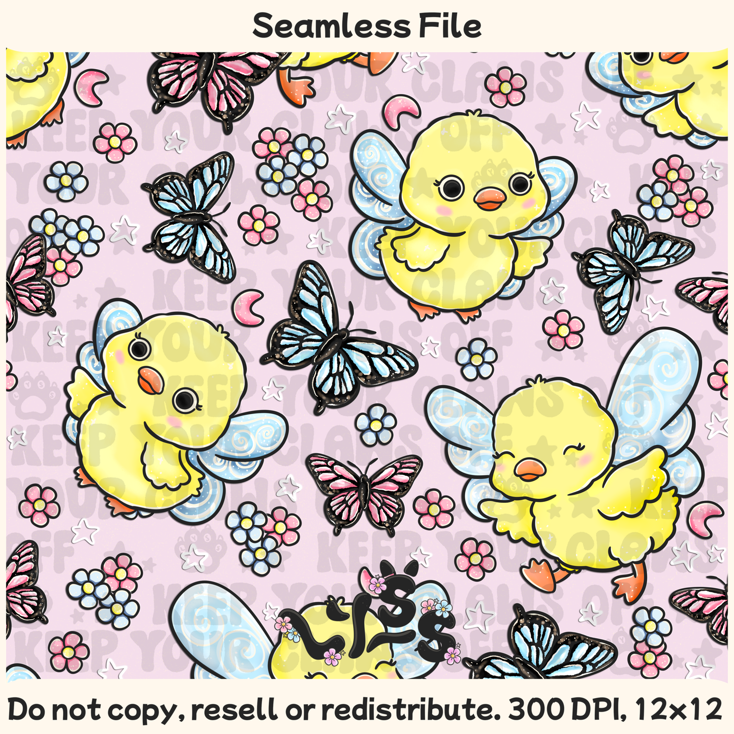 Lyss Doodles - Seamless Files - February 2025 Patreon - Collection #1
