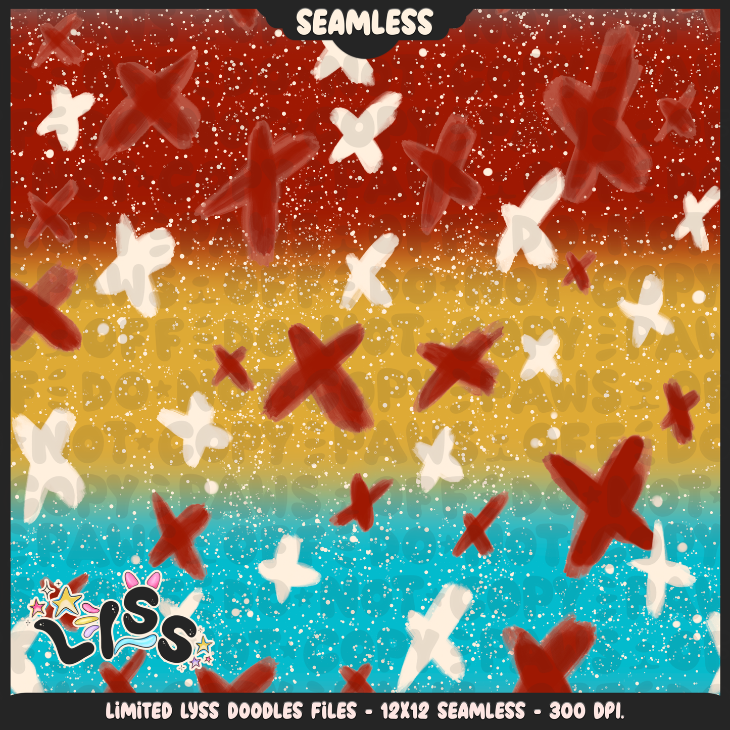 2024 - Lyss Doodles - Seamless - Coordinates - Fort Battle - Aura