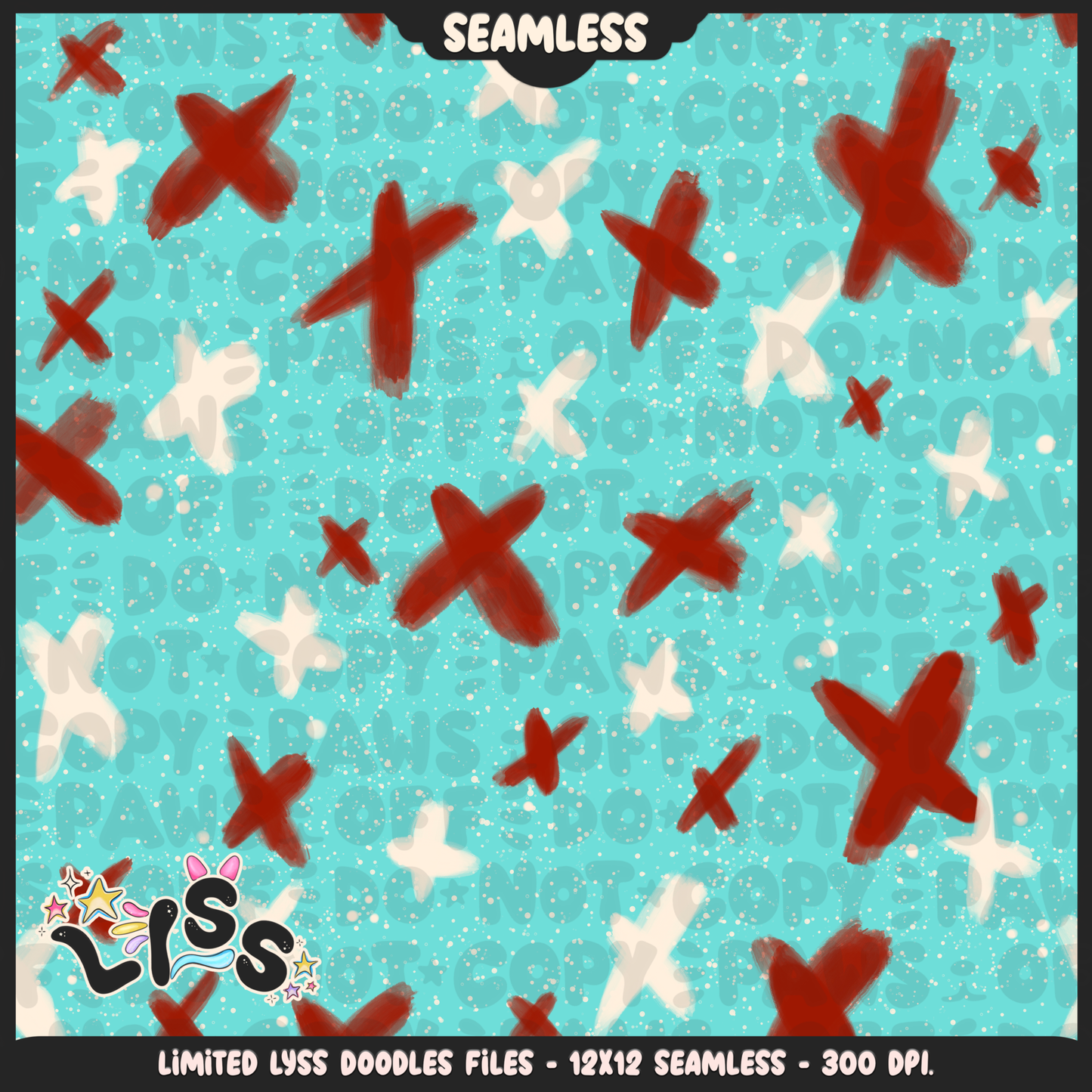 2024 - Lyss Doodles - Seamless - Coordinates - Fort Battle - Aura