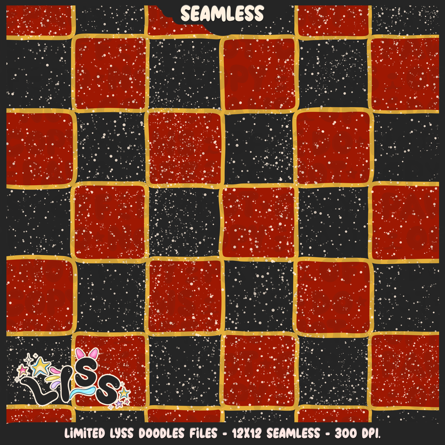 2024 - Lyss Doodles - Seamless - Coordinates - Fort Battle - Aura