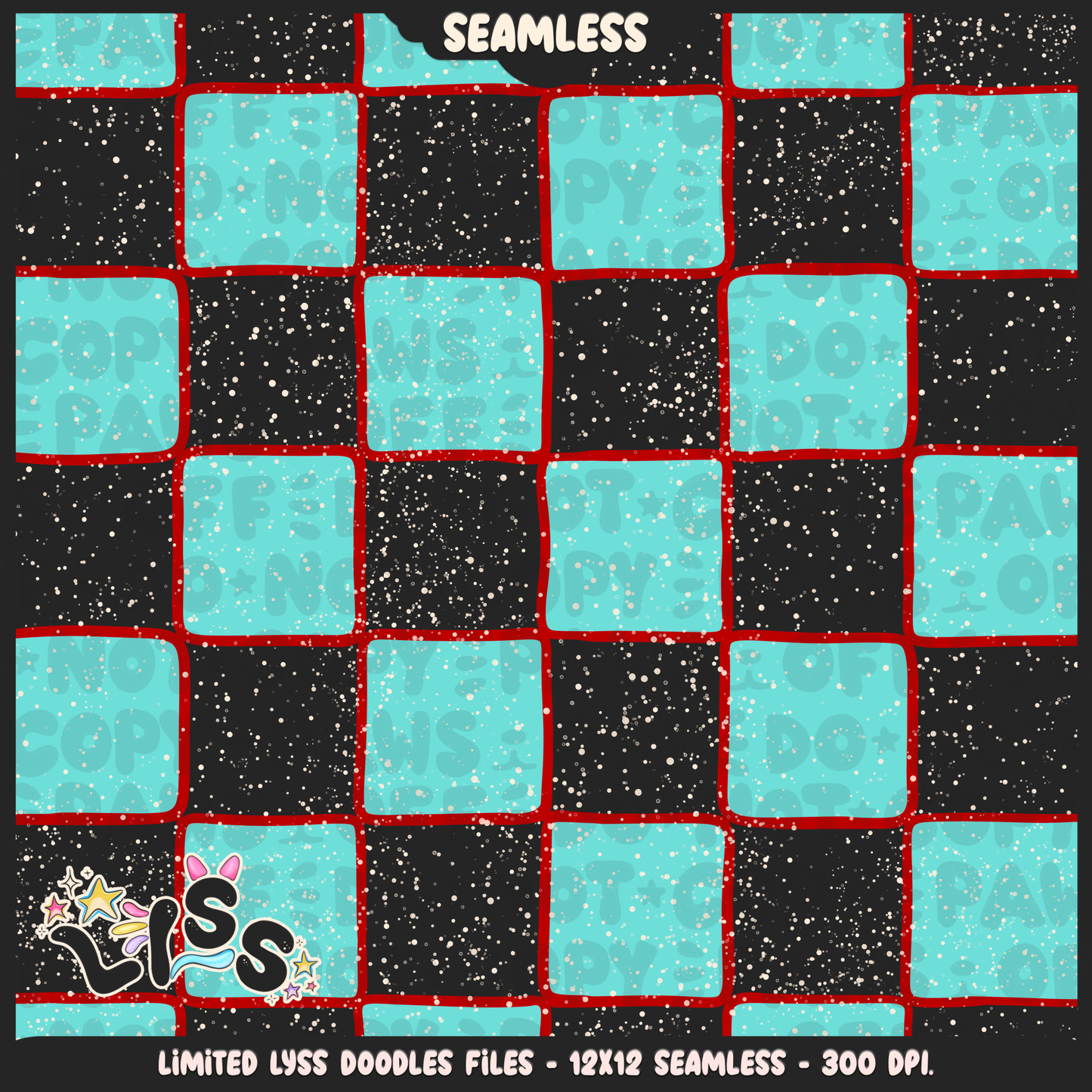 2024 - Lyss Doodles - Seamless - Coordinates - Fort Battle - Aura