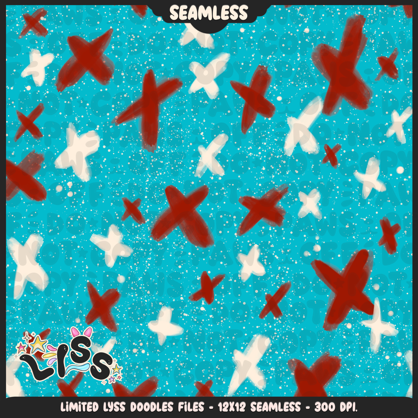 2024 - Lyss Doodles - Seamless - Coordinates - Fort Battle - Aura