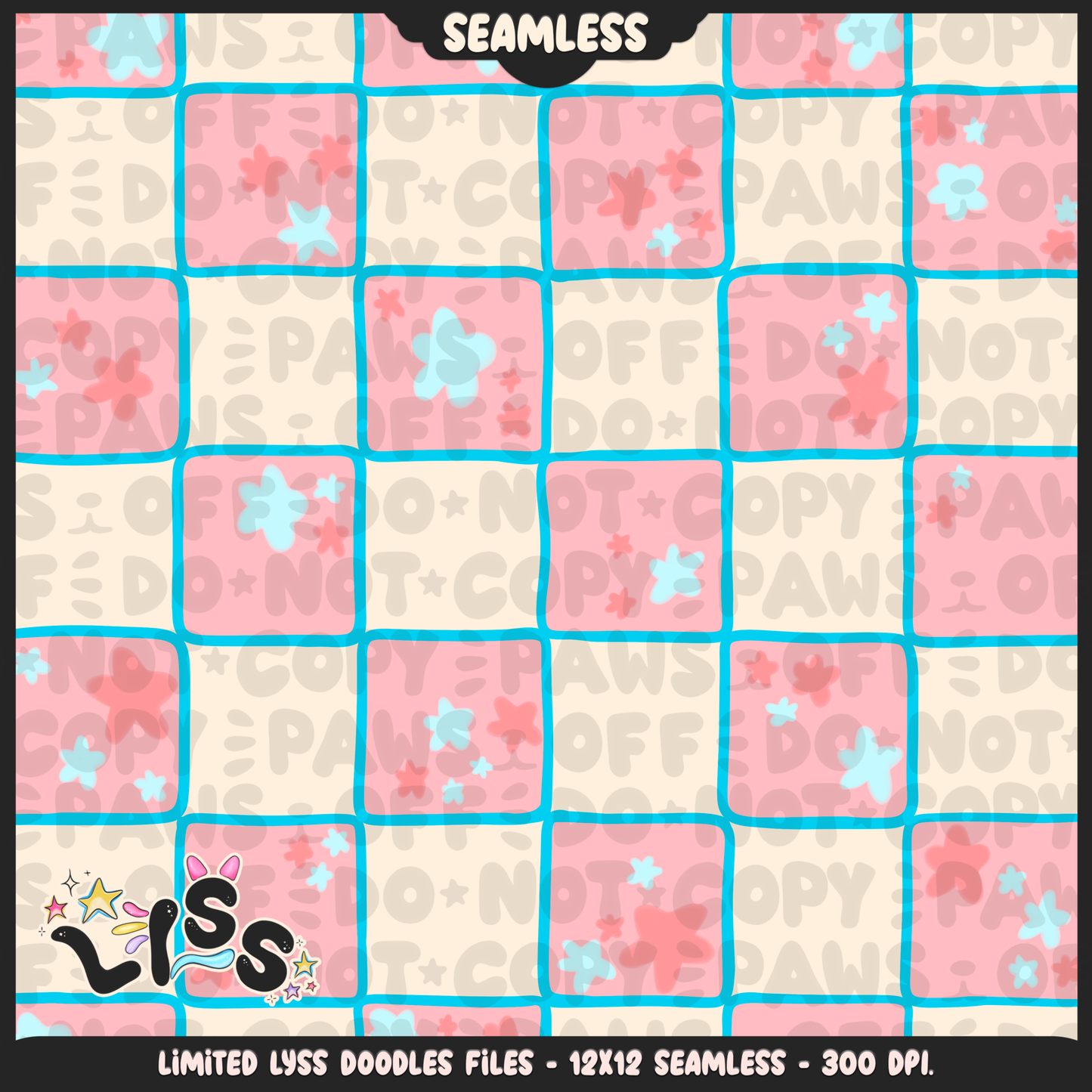 2024 - Lyss Doodles - Seamless - Coordinates - Fort Battle - Guff