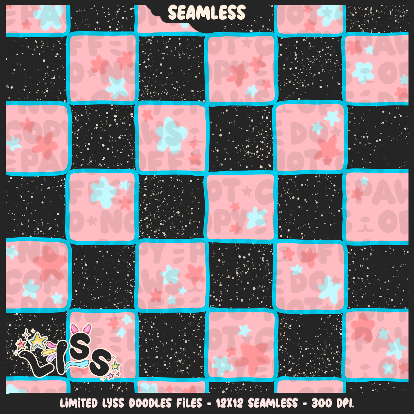 2024 - Lyss Doodles - Seamless - Coordinates - Fort Battle - Guff