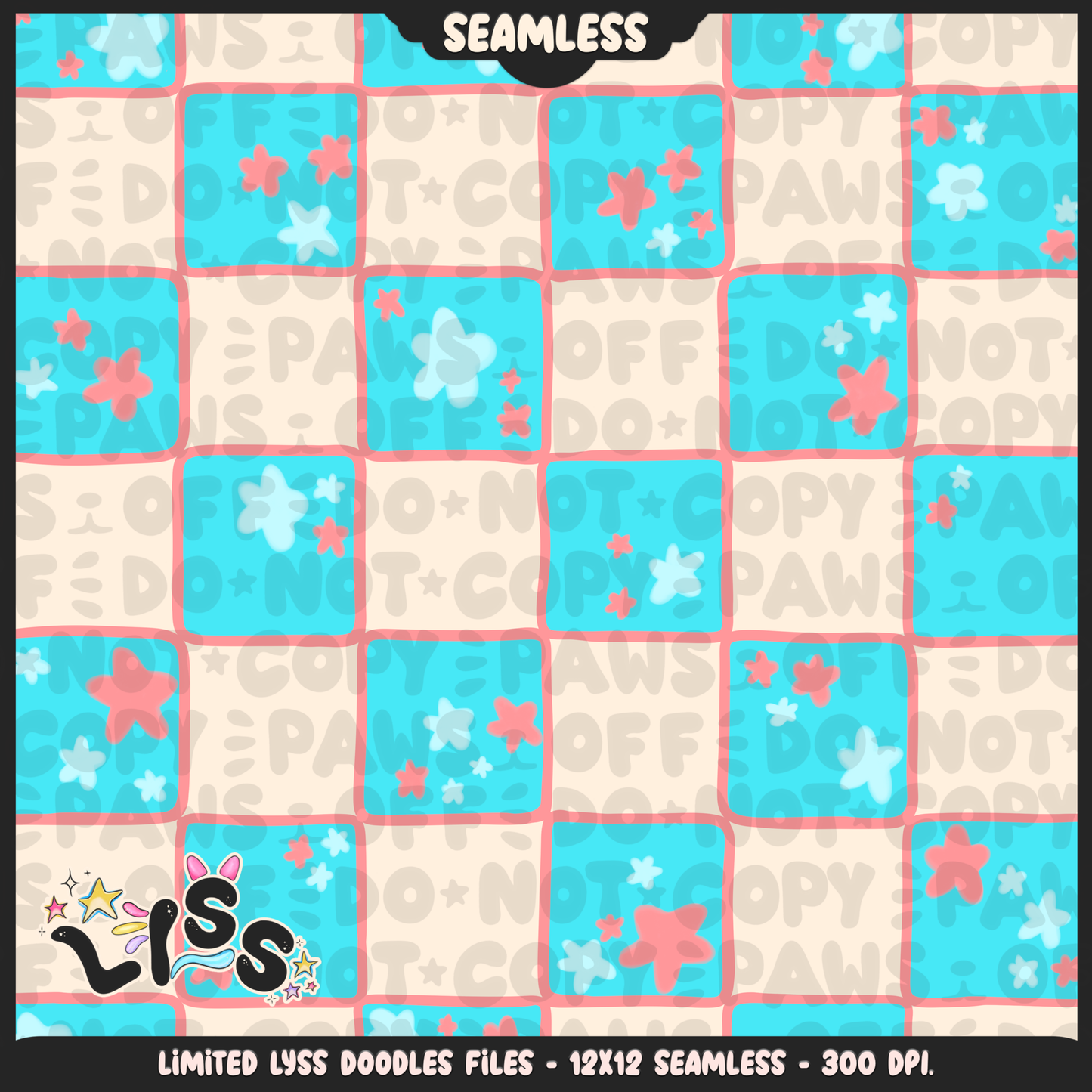 2024 - Lyss Doodles - Seamless - Coordinates - Fort Battle - Guff