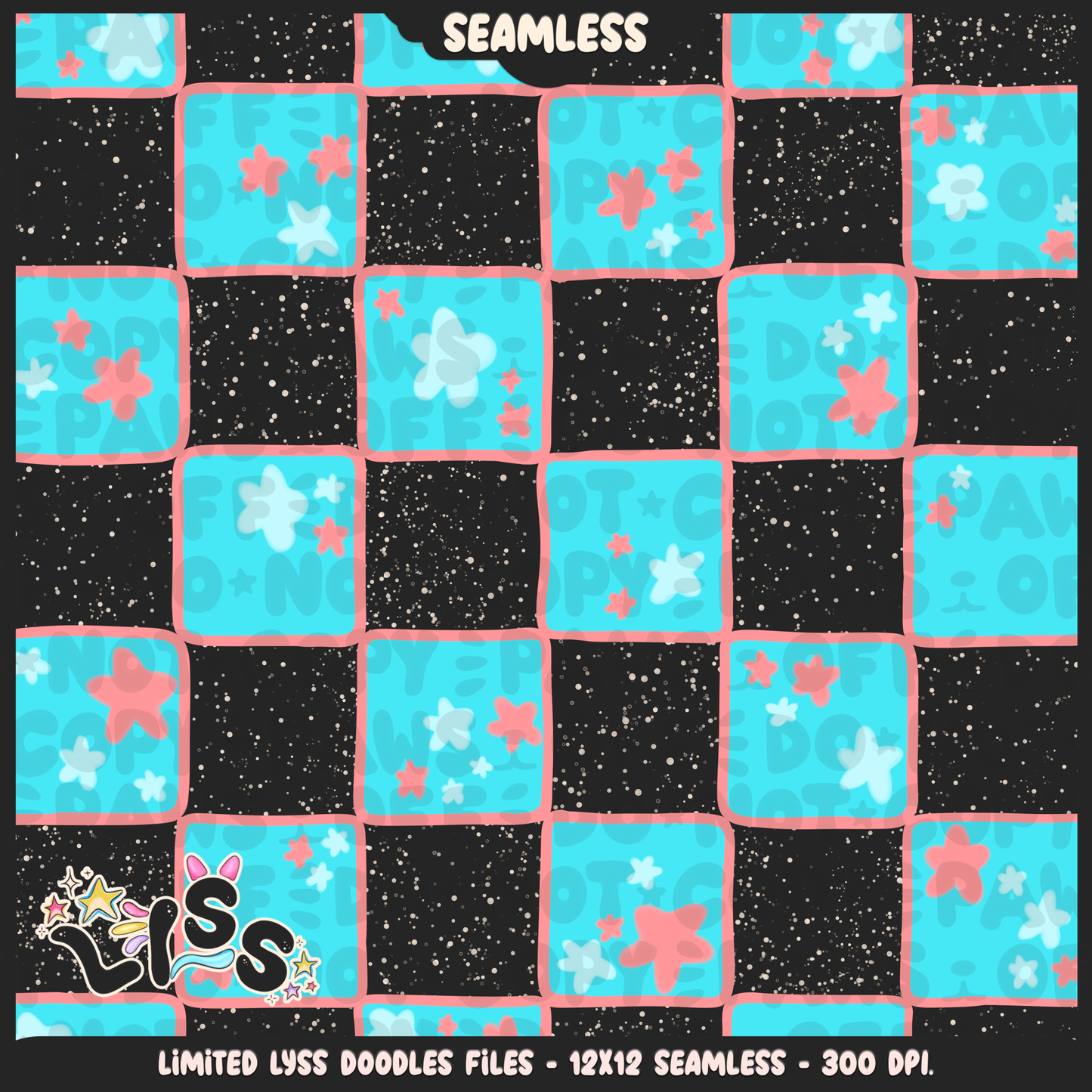 2024 - Lyss Doodles - Seamless - Coordinates - Fort Battle - Guff