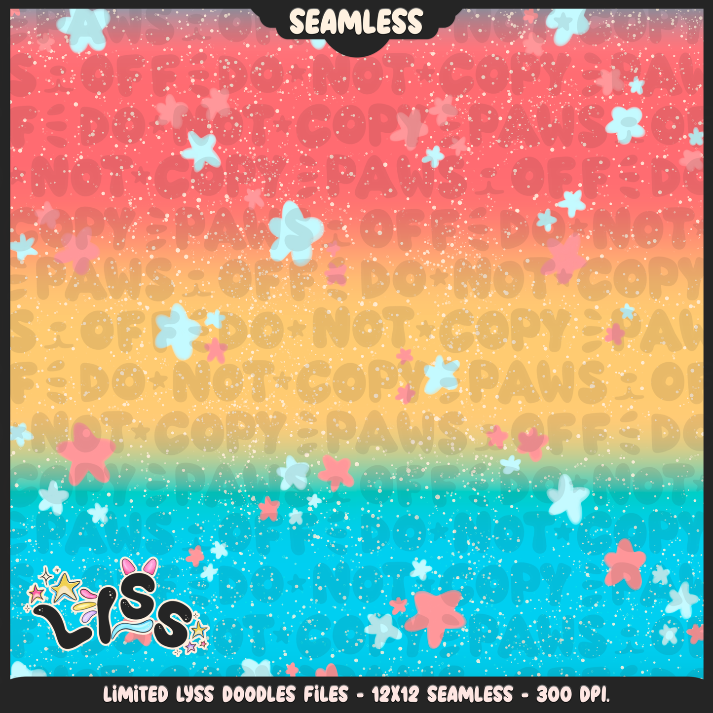 2024 - Lyss Doodles - Seamless - Coordinates - Fort Battle - Guff