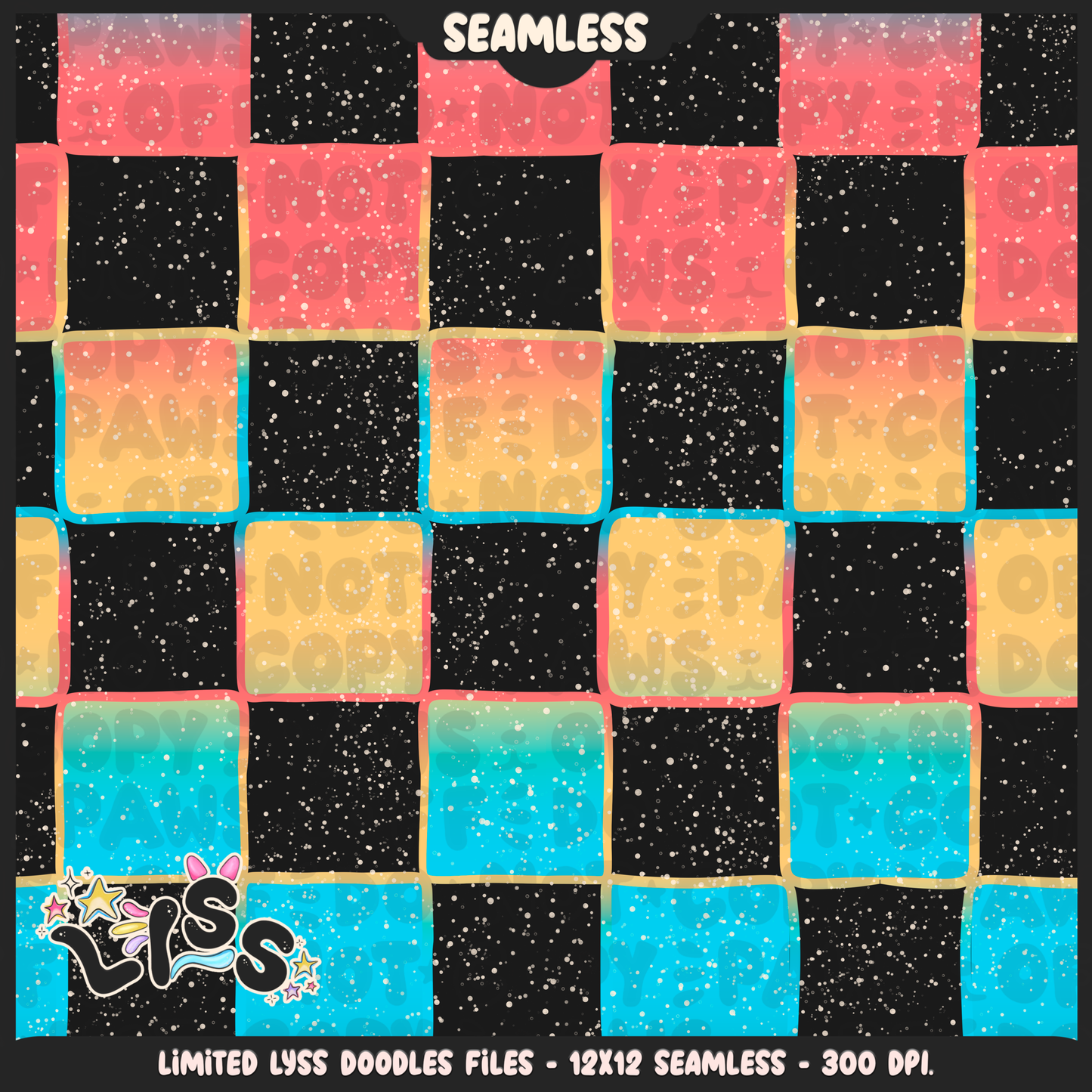 2024 - Lyss Doodles - Seamless - Coordinates - Fort Battle - Guff