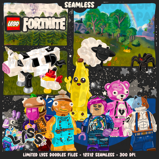 2024 - Lyss Doodles - Seamless - Mains - Fort Battle - Blocks