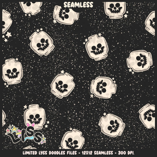 2024 - Lyss Doodles - Seamless - Mains - Fort Battle - Blocks