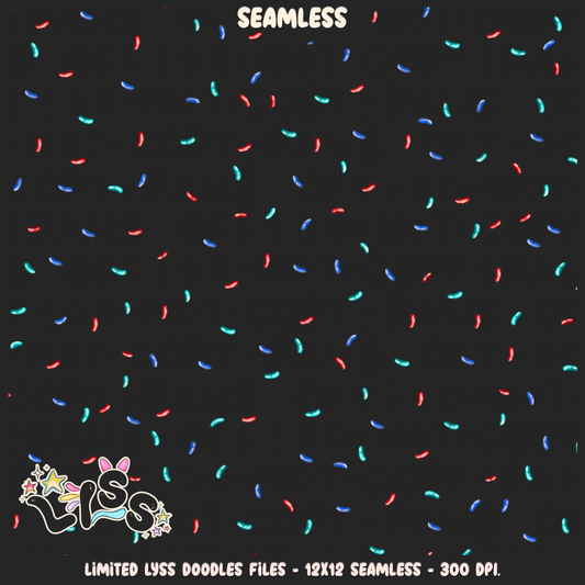 2024 - Lyss Doodles - Seamless - Coordinates - Fort Battle - Ice Cream