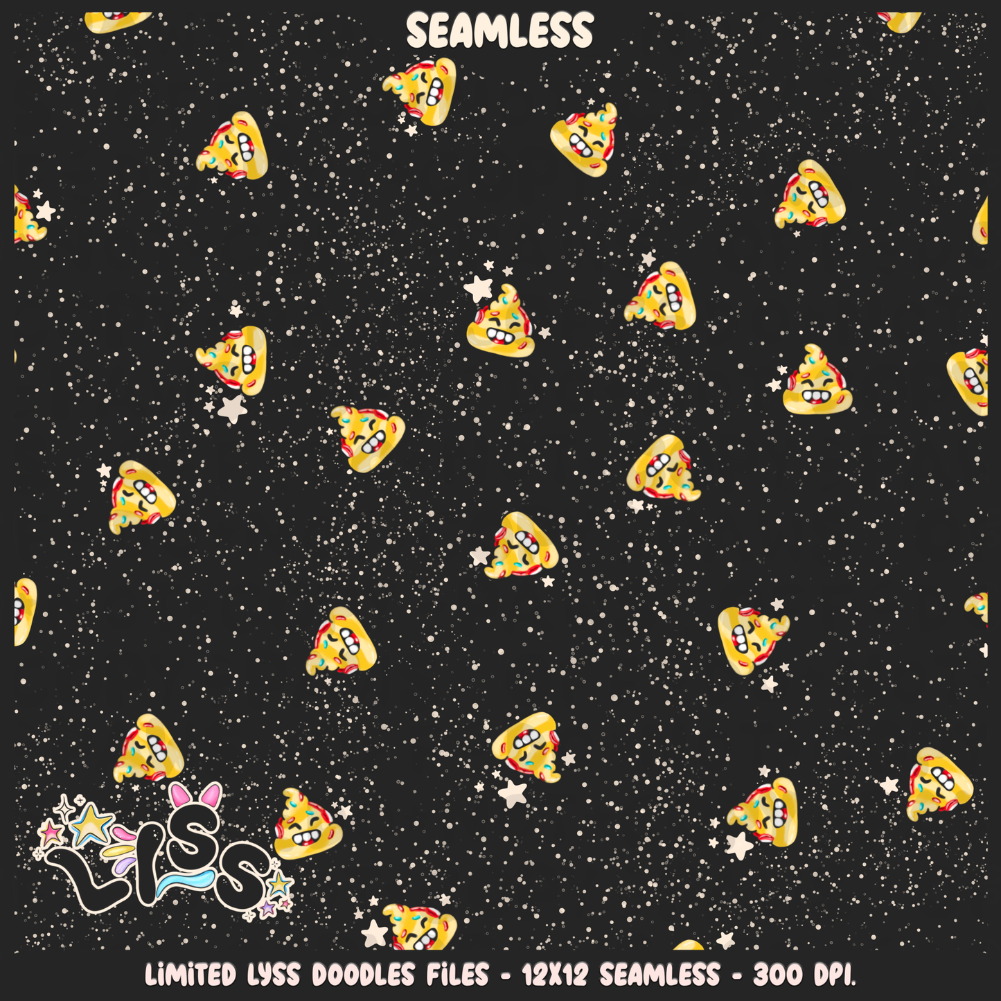 2024 - Lyss Doodles - Seamless - Coordinates - Fort Battle - Ice Cream