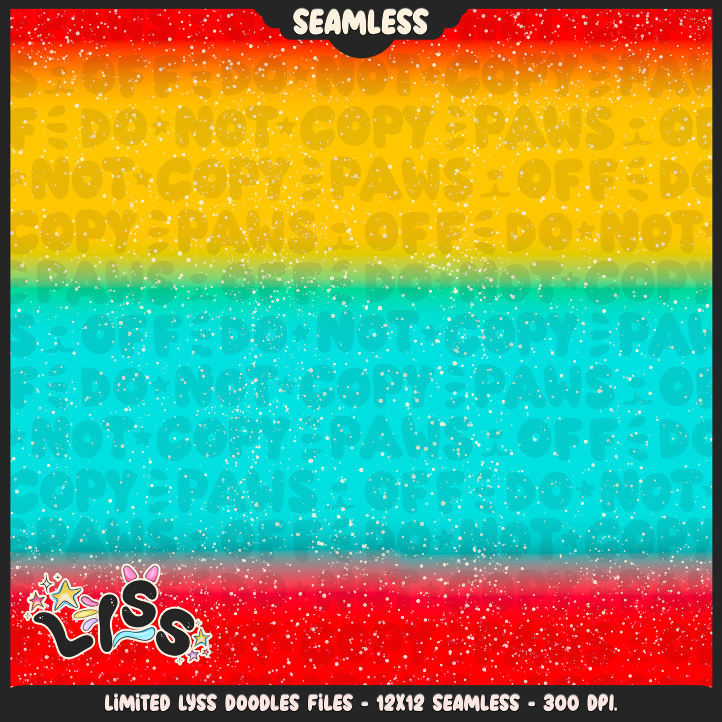 2024 - Lyss Doodles - Seamless - Coordinates - Fort Battle - Ice Cream