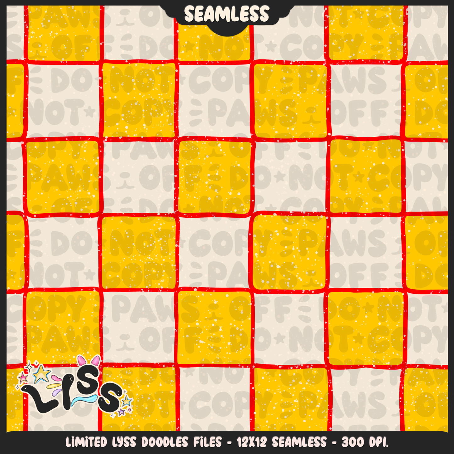 2024 - Lyss Doodles - Seamless - Coordinates - Fort Battle - Ice Cream