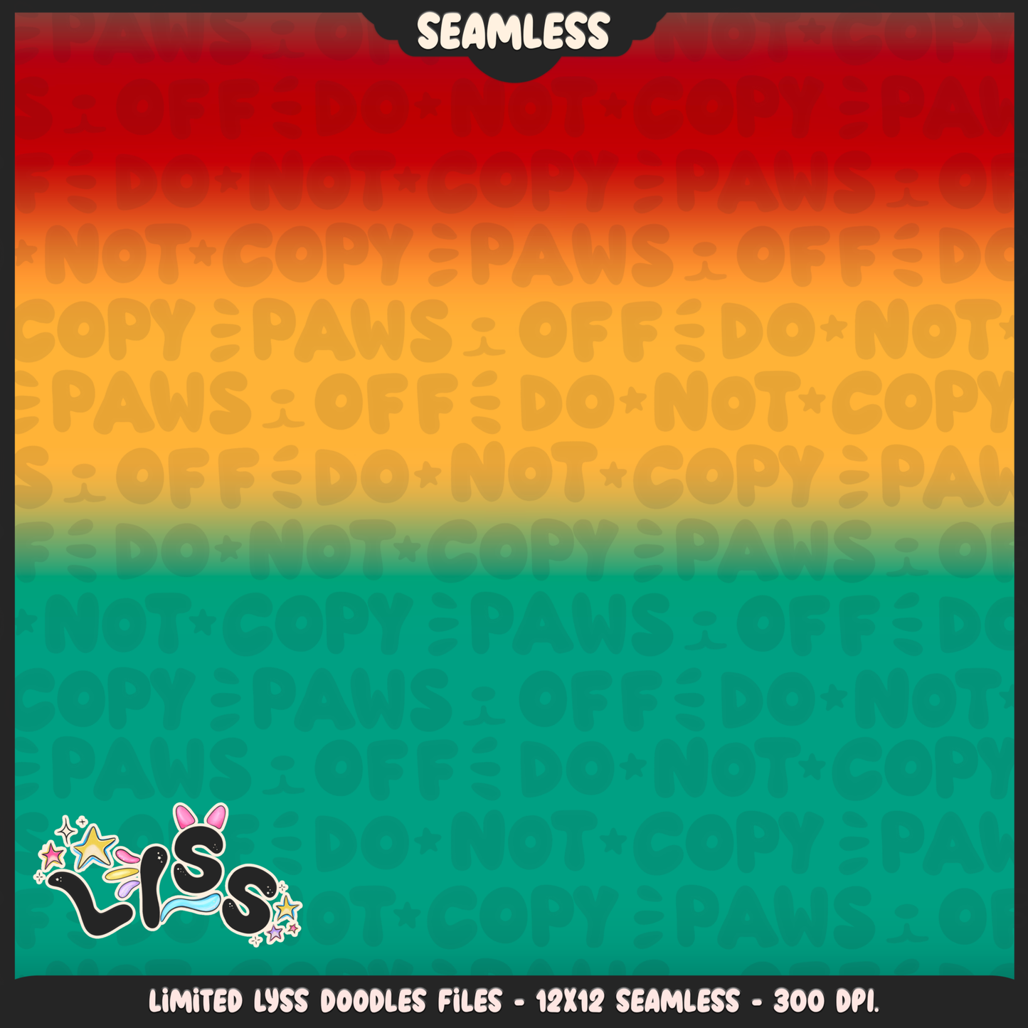 2024 - Lyss Doodles - Seamless - Coordinates - Fort Battle - Tomato