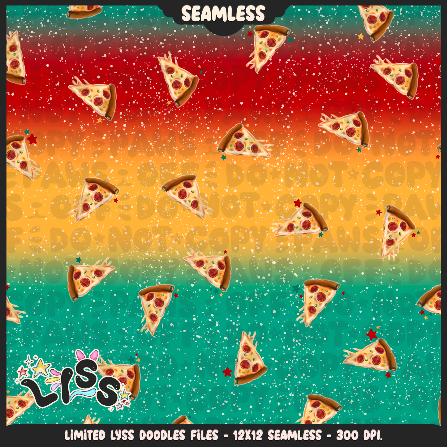 2024 - Lyss Doodles - Seamless - Coordinates - Fort Battle - Tomato