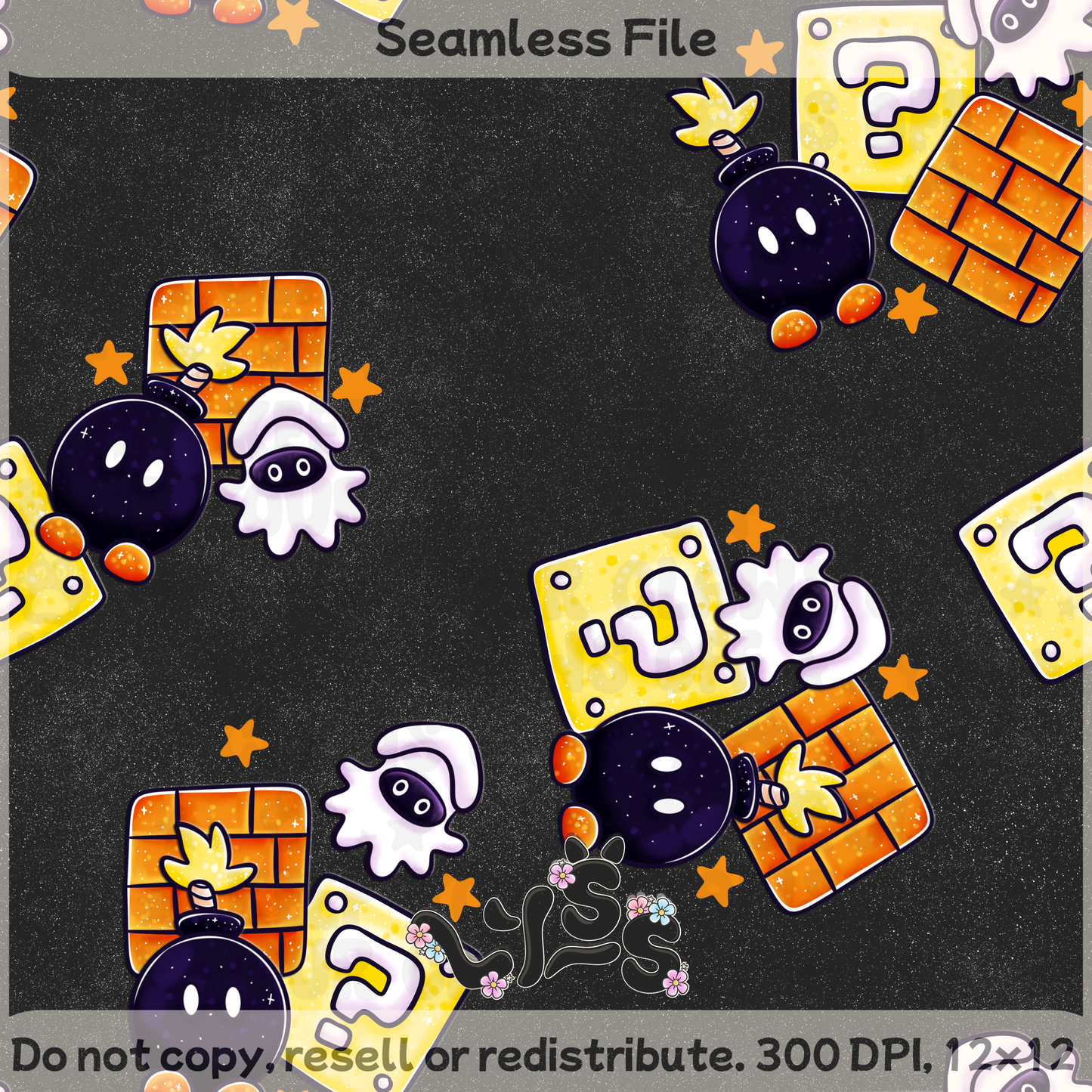 2025 - Lyss Doodles - BUNDLES - Garden Mario - 25LD032