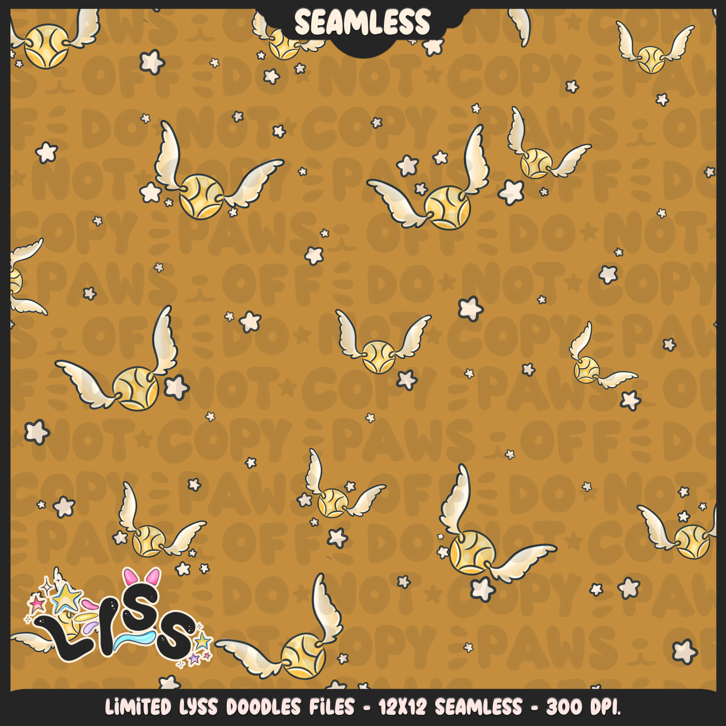 2024 - Lyss Doodles - Seamless - Mains - HP Pride - Griffin - 24LD034