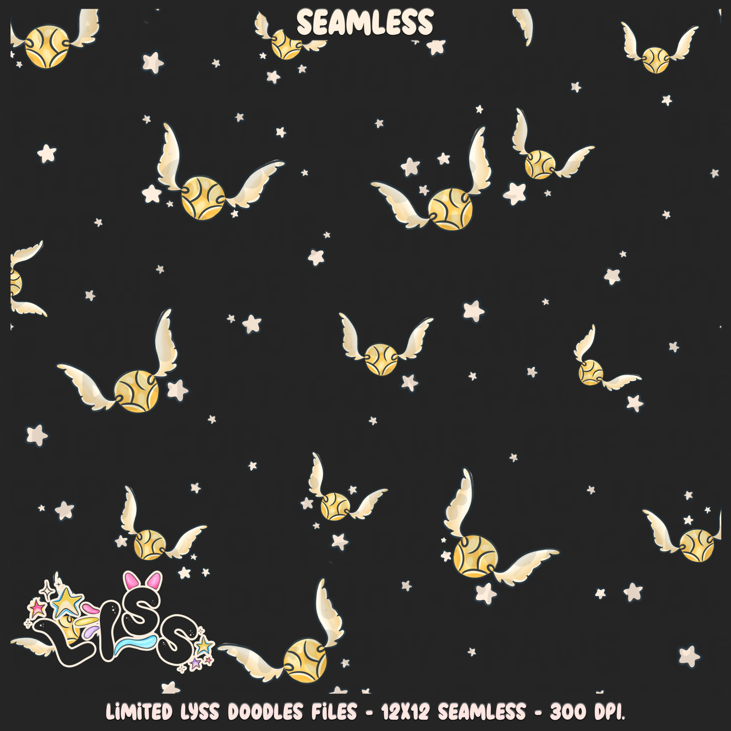 2024 - Lyss Doodles - Seamless - Mains - HP Pride - Griffin - 24LD034