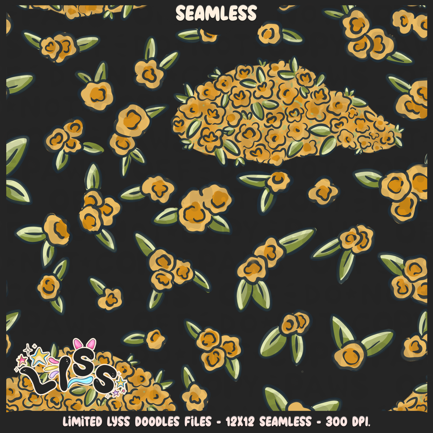 2024 - Lyss Doodles - Coordinates -  HP Pride - Huffle - 24LD032