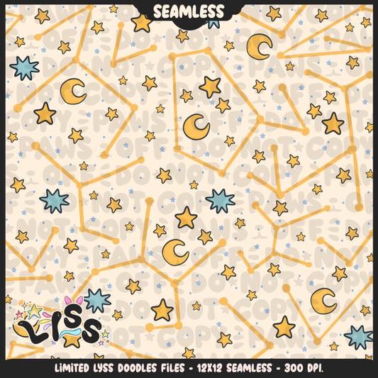 2024 - Lyss Doodles - Seamless - Mains - HP Pride - Ravenclaw - 24LD035