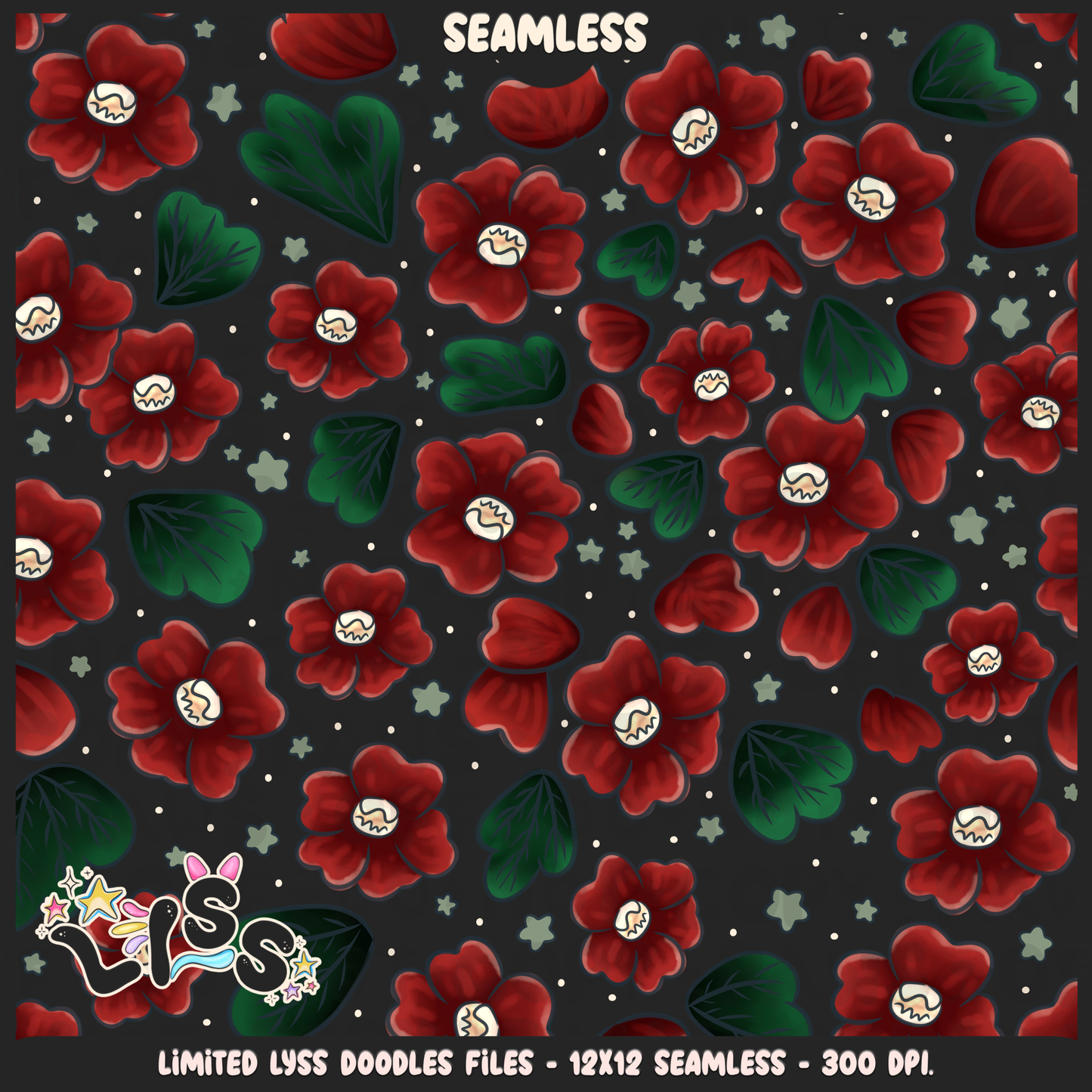 2024 - Lyss Doodles - Seamless - Mains - HP Pride - Slyth - 24LD033