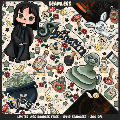 2024 - Lyss Doodles - Seamless - Mains - HP Pride - Slyth - 24LD033