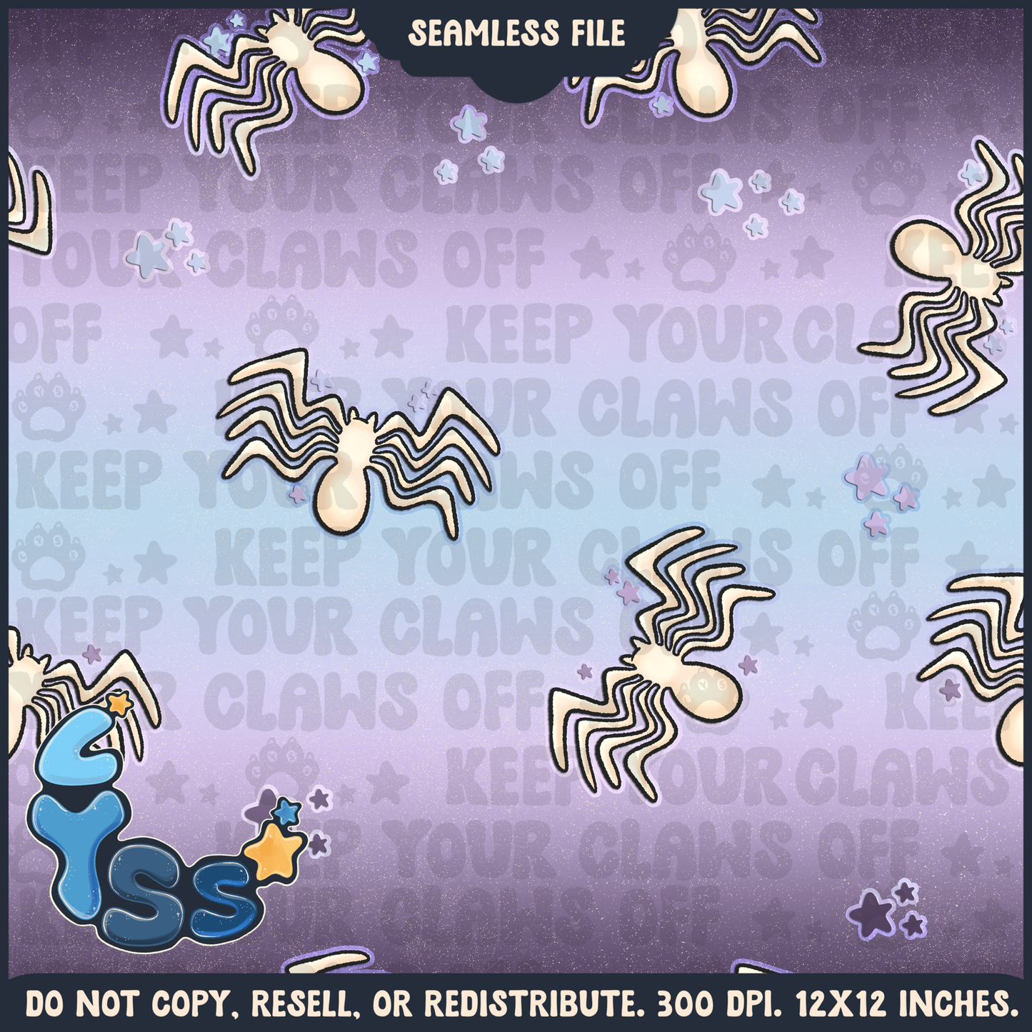 2024 - Lyss Doodles - Seamless - Coordinate - Superhero Collection - Ink Alien - 24LD084