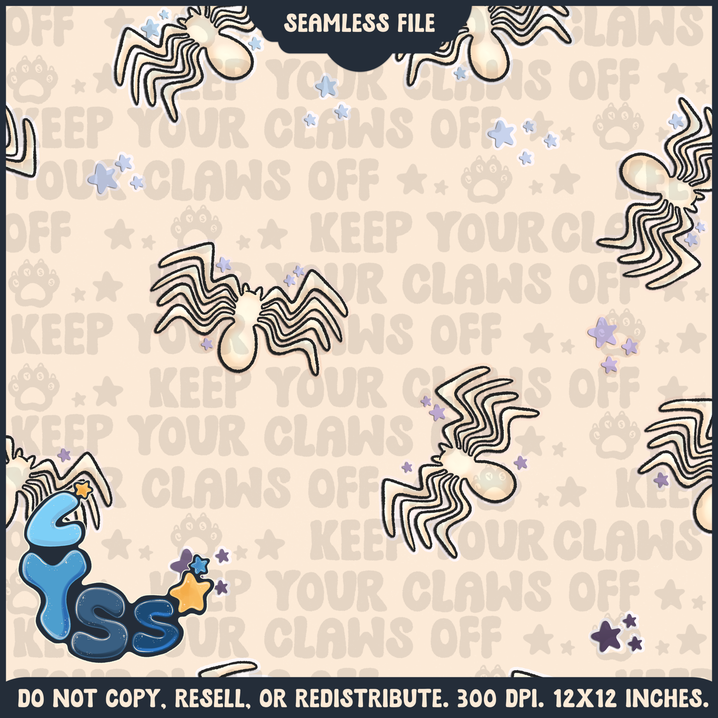 2024 - Lyss Doodles - Seamless - Coordinate - Superhero Collection - Ink Alien - 24LD084