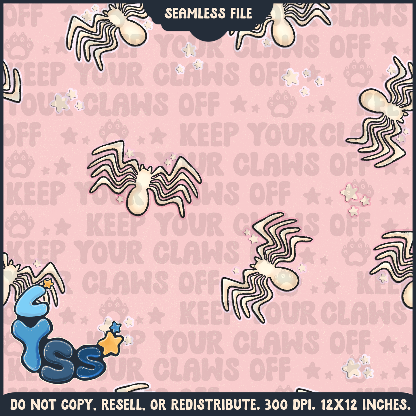 2024 - Lyss Doodles - Seamless - Coordinate - Superhero Collection - Ink Alien - 24LD084