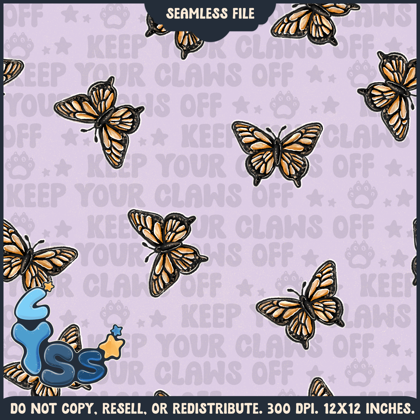 Lyss Doodles - Seamless Files - January 2025 Patreon - Collection #2